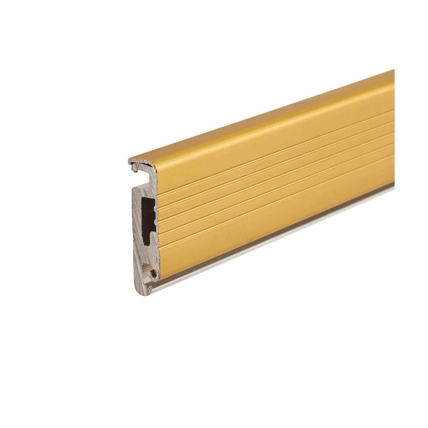 Cyclone Seal - 1000mm Length - CBG Trim Seal - Inward Opening Doors - Gold Anodised - view 2