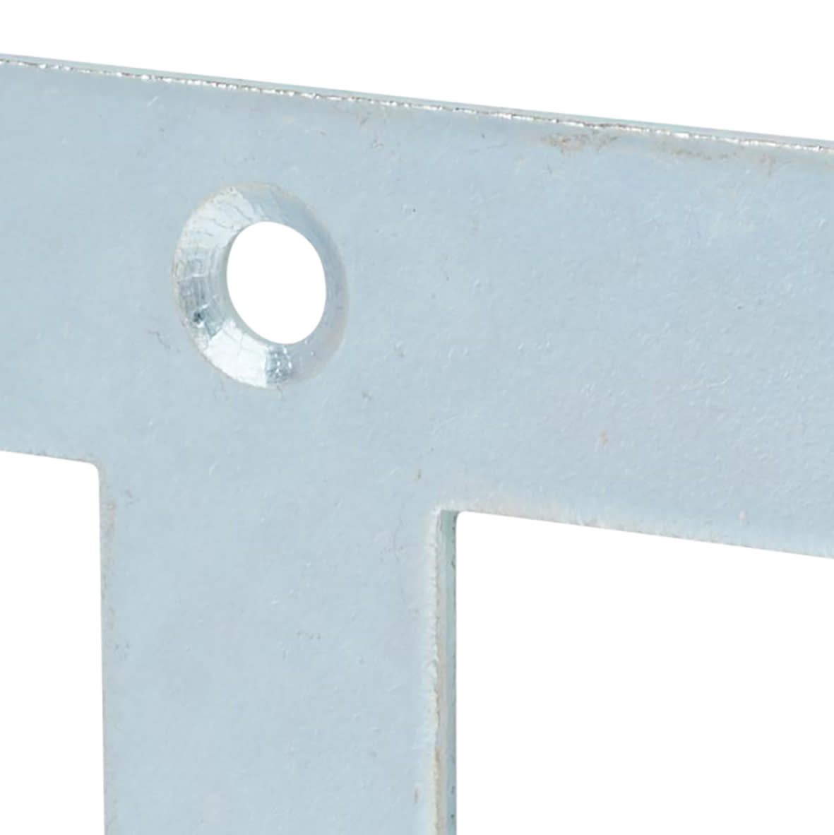 Tee Plate - 100mm Length - Zinc Plated - Pack of 10 - view 2