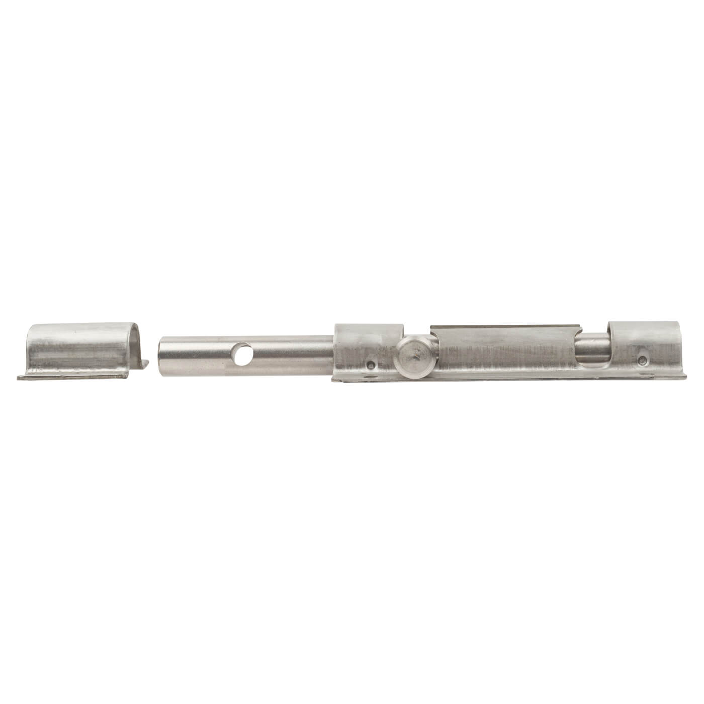 Heavy Duty Gate Padlock Barrel Bolt - Straight - 100mm Length - Stainless Steel - view 4