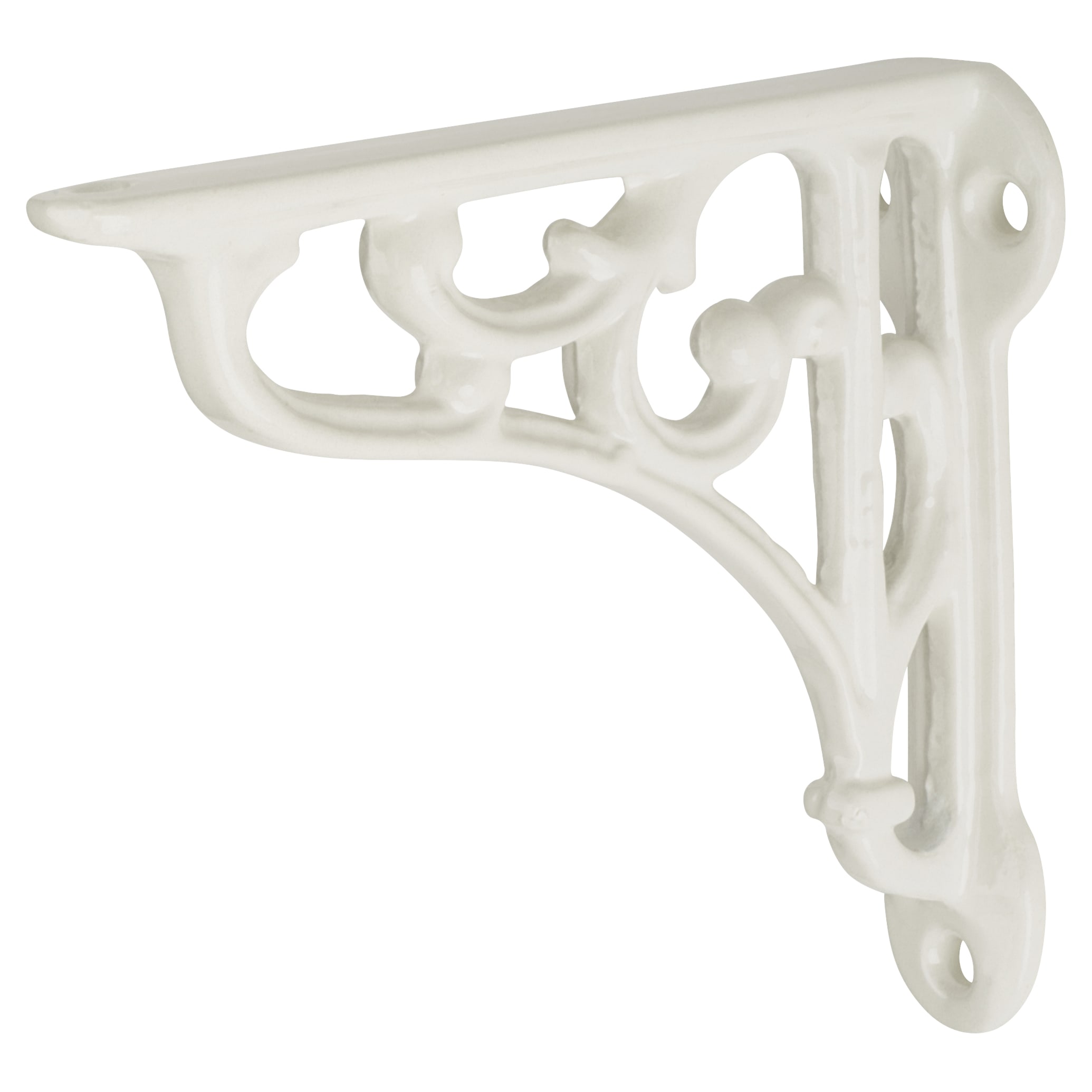Scroll Shelf Bracket - 100 x 90mm - White - view 2