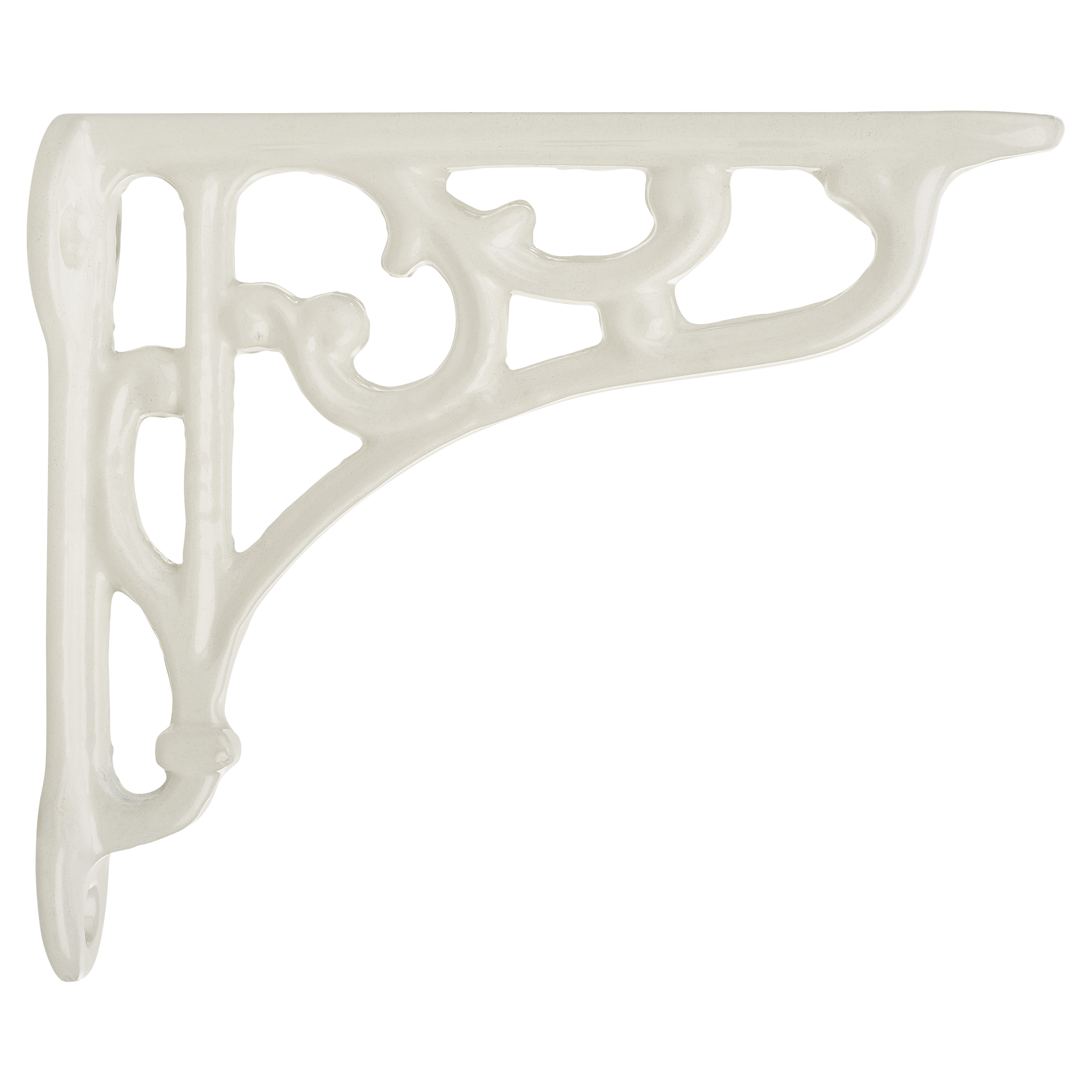 Scroll Shelf Bracket - 100 x 90mm - White - view 3