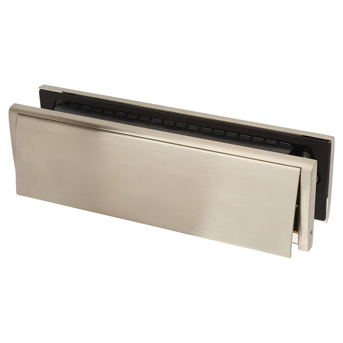 Frontier Collection Letter Plate - 311.5 x 90mm - Door Thickness 42-55mm - Satin Nickel - view 2