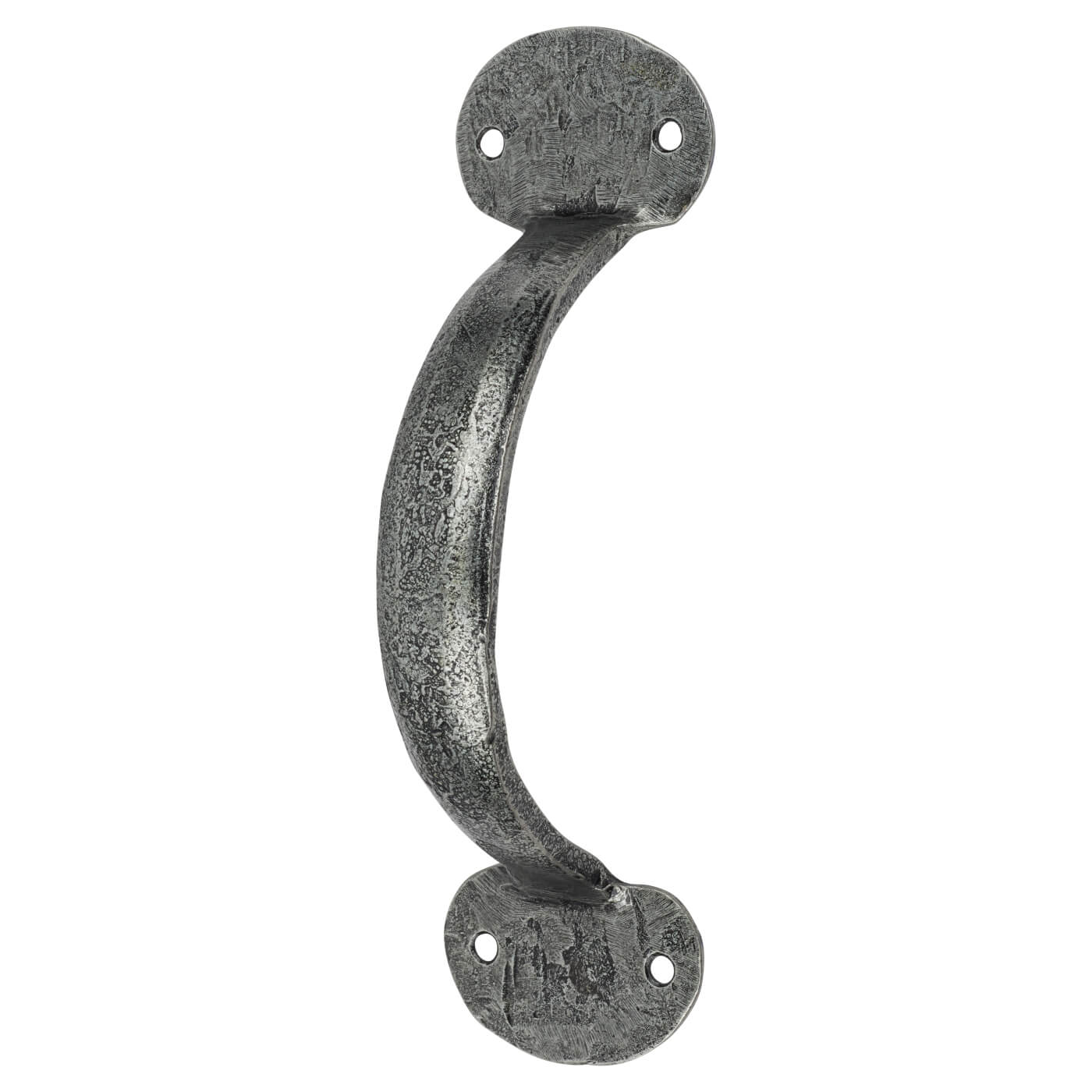 Pewter Bean D-Bar Door Pull Handle - Screw Fix - 125mm Centres - view 2