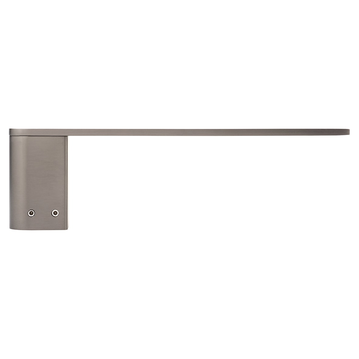 Designer Square Towel Rail - 220 x 65 x 35mm - Gun Metal - view 2