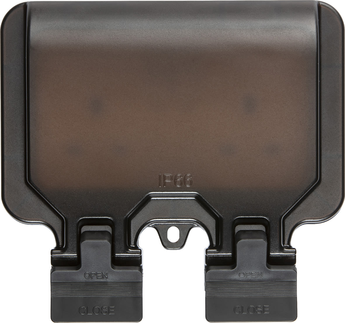 13A 2 Gang 30mA RCD Switched Outdoor Weatherproof Socket - Black - view 5