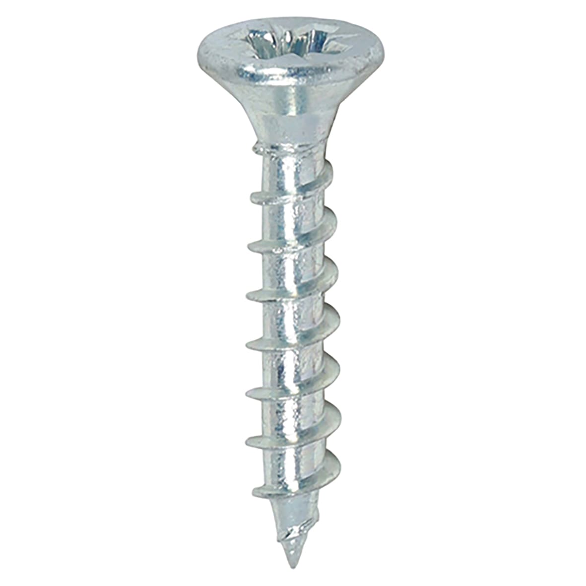 Solo Chippy Pozi Countersunk Wood Screws - 3.5 x 20mm - Zinc Plated - Pack of 200 - view 3