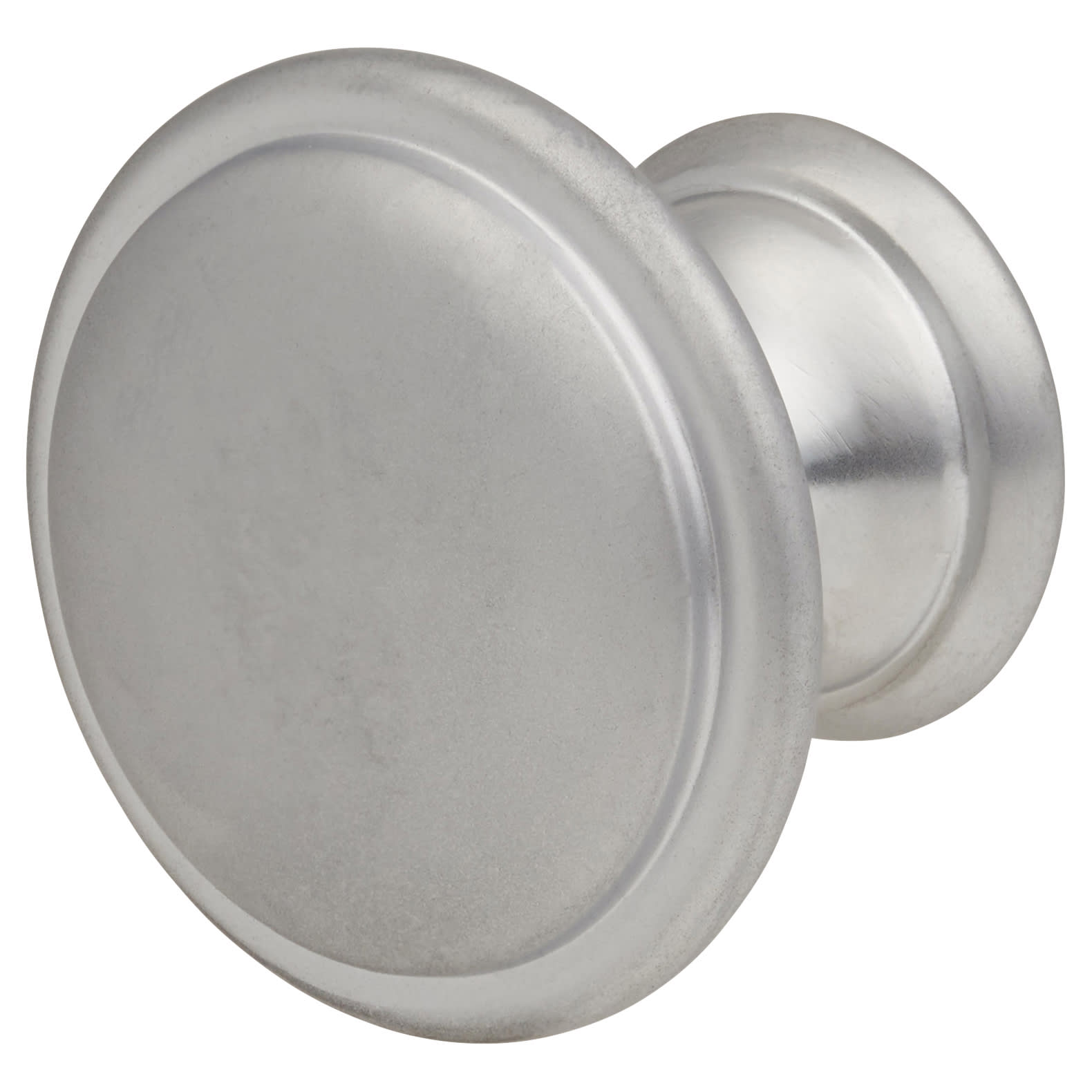 Rim Round Cabinet Knob - 30mm Diameter - Matt Chrome - view 2