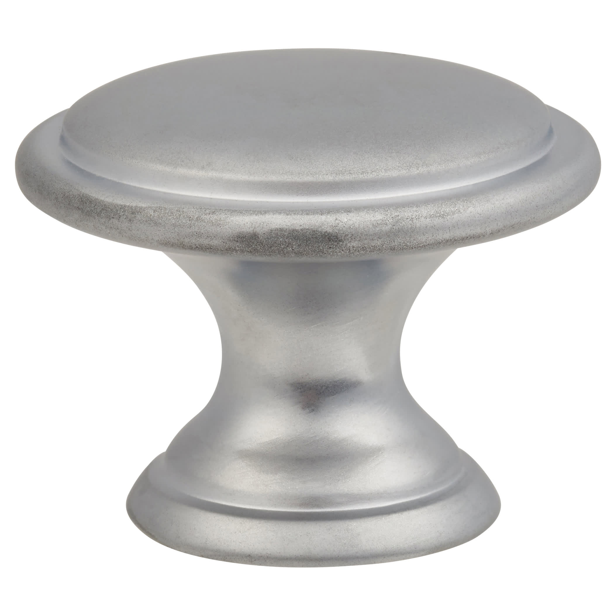 Rim Round Cabinet Knob - 30mm Diameter - Matt Chrome - view 3