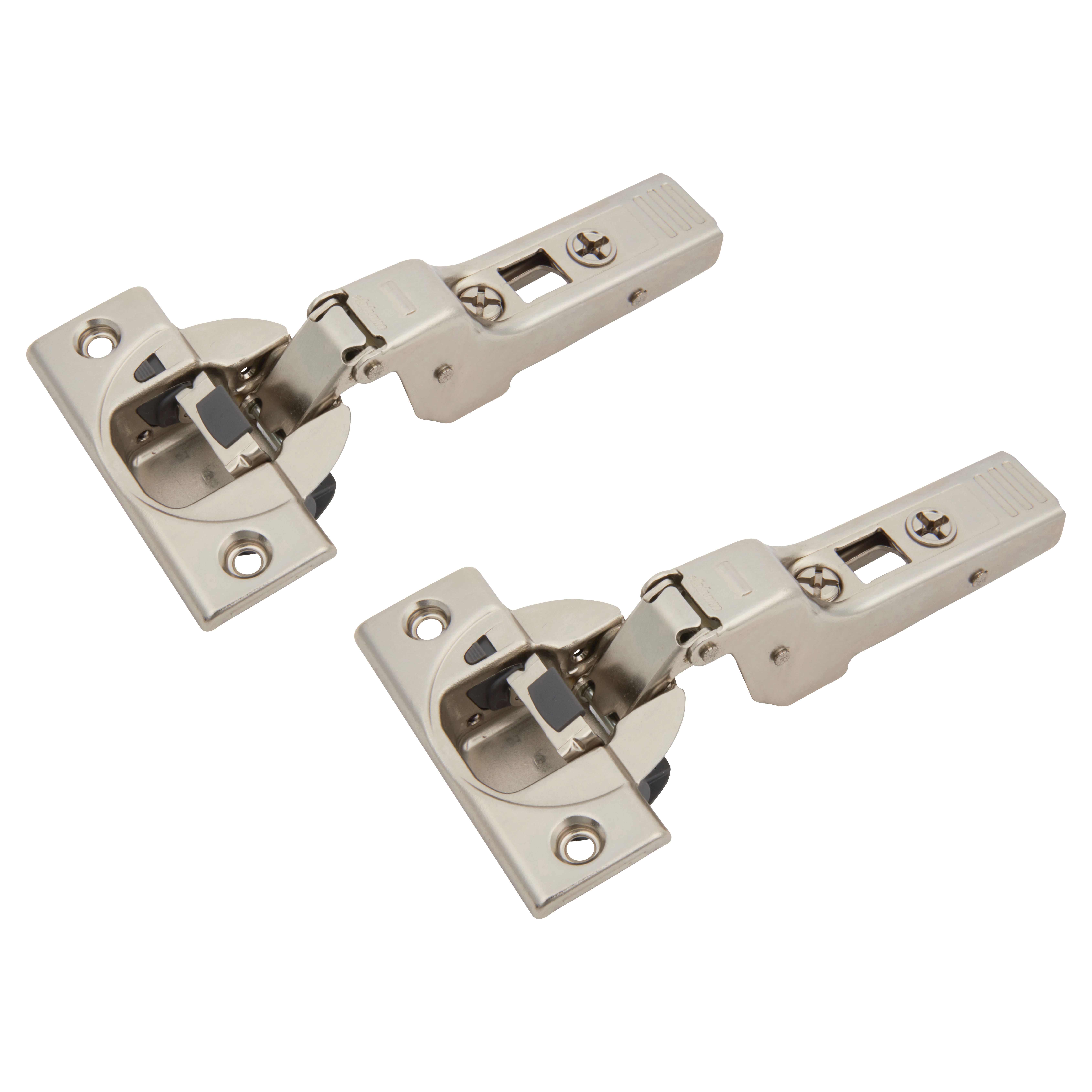 CLIP Top Thick Door Soft Close Cabinet Hinge - 95° - Half Overlay - Zinc Plated - Pair - view 2