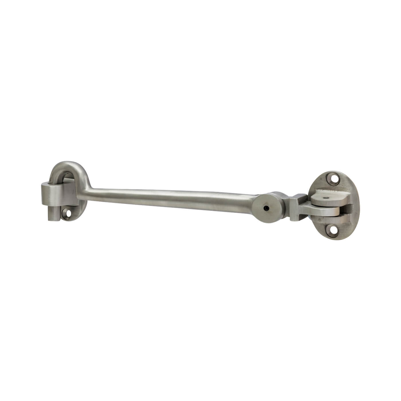 Heavy Duty Cabin Hook & Eye - 150mm Length - Satin Nickel - view 2