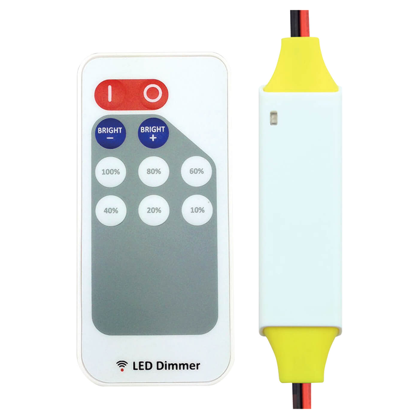 LED RF Wireless Remote Control and 5V Receiver for Single Colour LED Strip Light - view 2