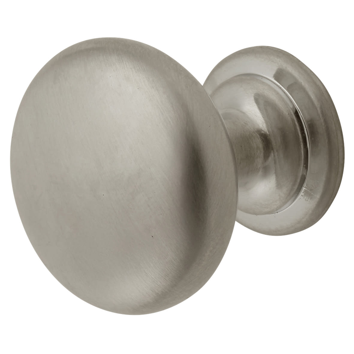 Domed Round Cabinet Knob - 28mm Diameter - Satin Chrome - view 5