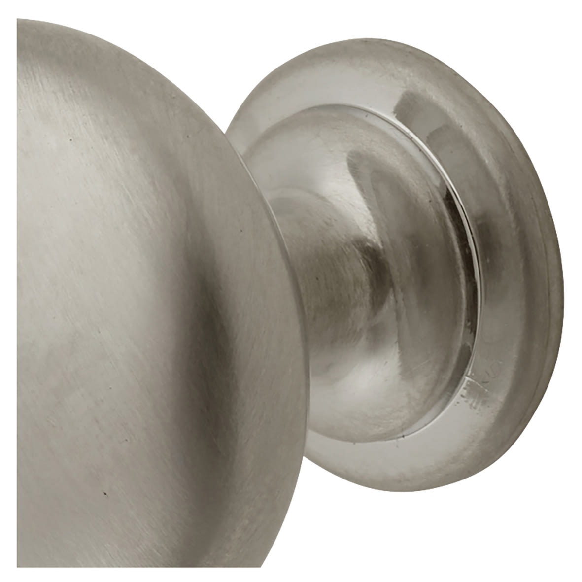 Domed Round Cabinet Knob - 28mm Diameter - Satin Chrome - view 7