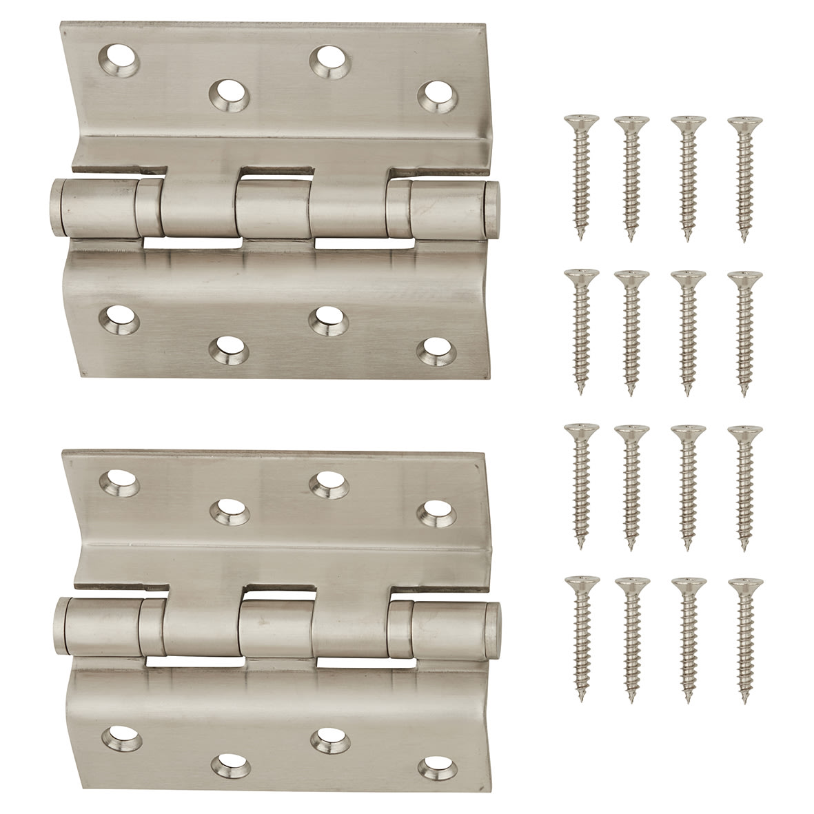 Rebated Storm Proof Casement Window/Door Hinge - 100 x 3mm - Stainless Steel - Pair - view 2