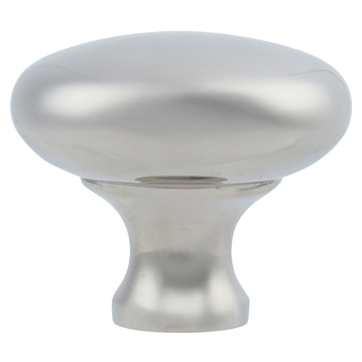 Wade Round Cabinet Knob - 38mm Diameter - Polished Nickel - view 2
