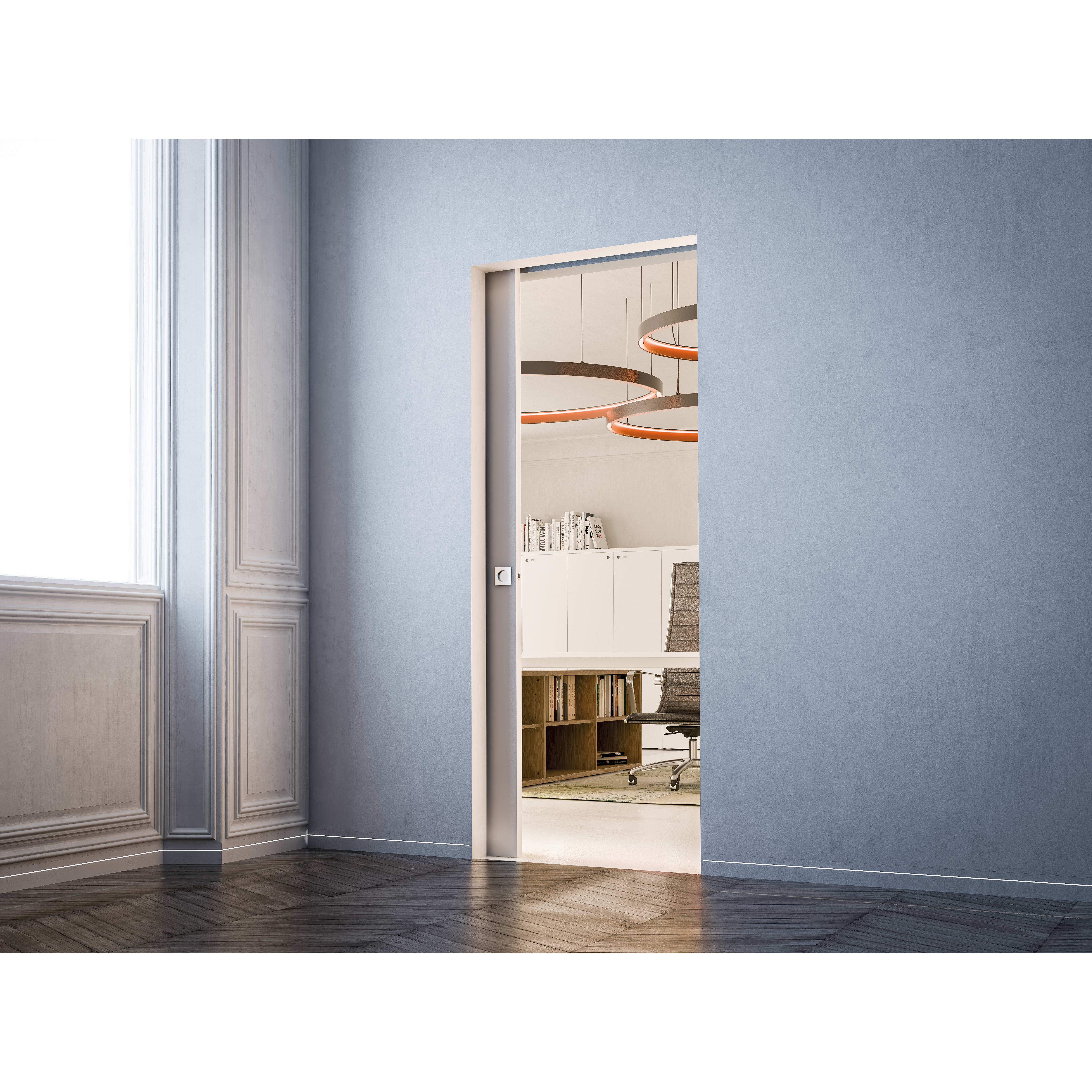 Syntesis Single Pocket Door Kit - 100mm Finished Wall Thickness - 726 x 2040mm Door Size - view 2