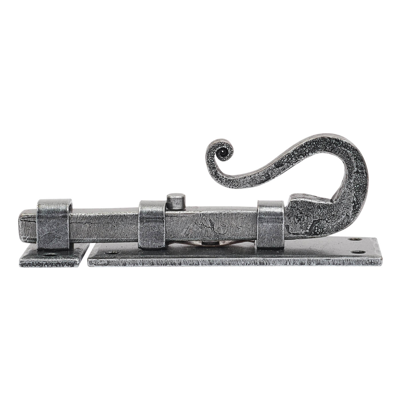Pewter Straight Barrel Bolt - Shepherds Crook Range - 90 x 37mm - view 4