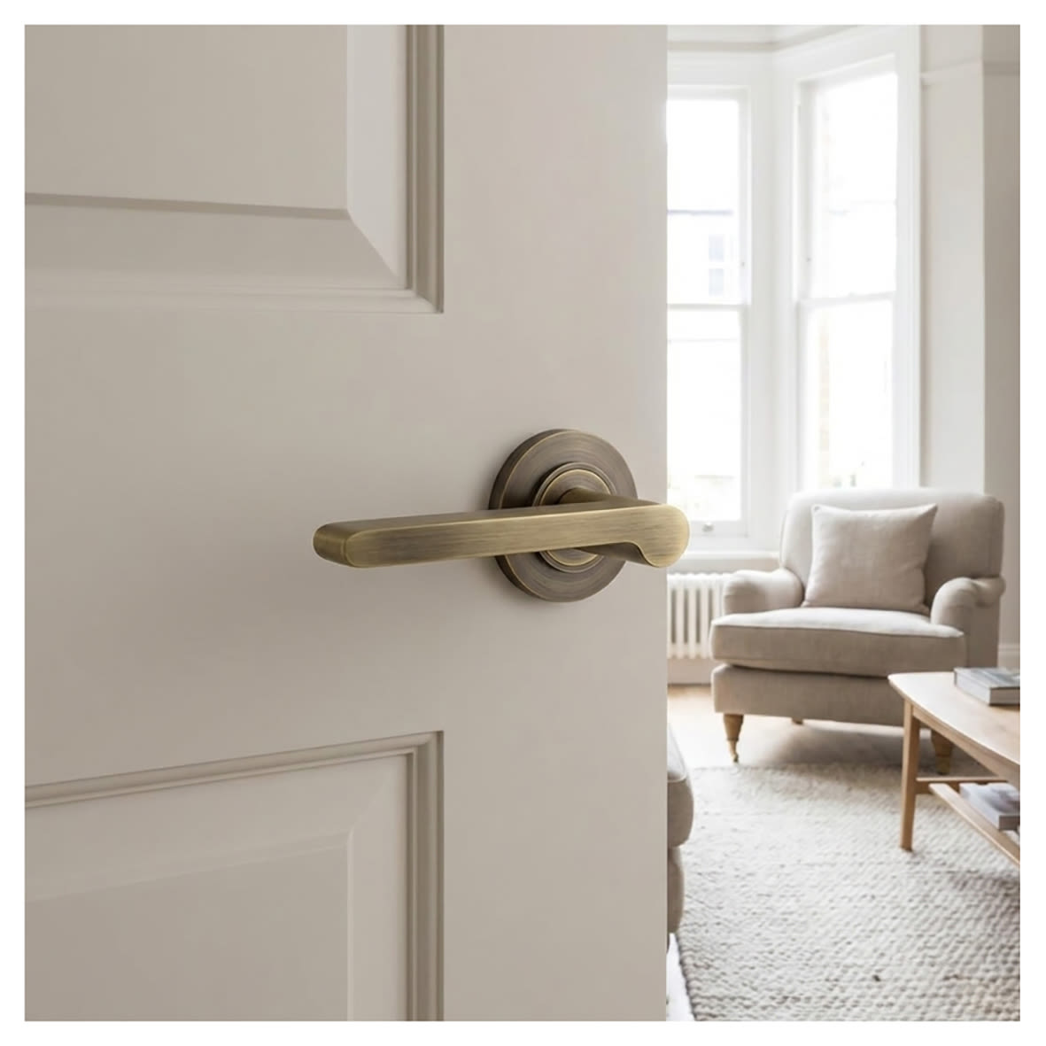 Heavy Duty Tubular Latch - 80mm Case - 60mm Backset - Square - Urban Dark Bronze - view 2