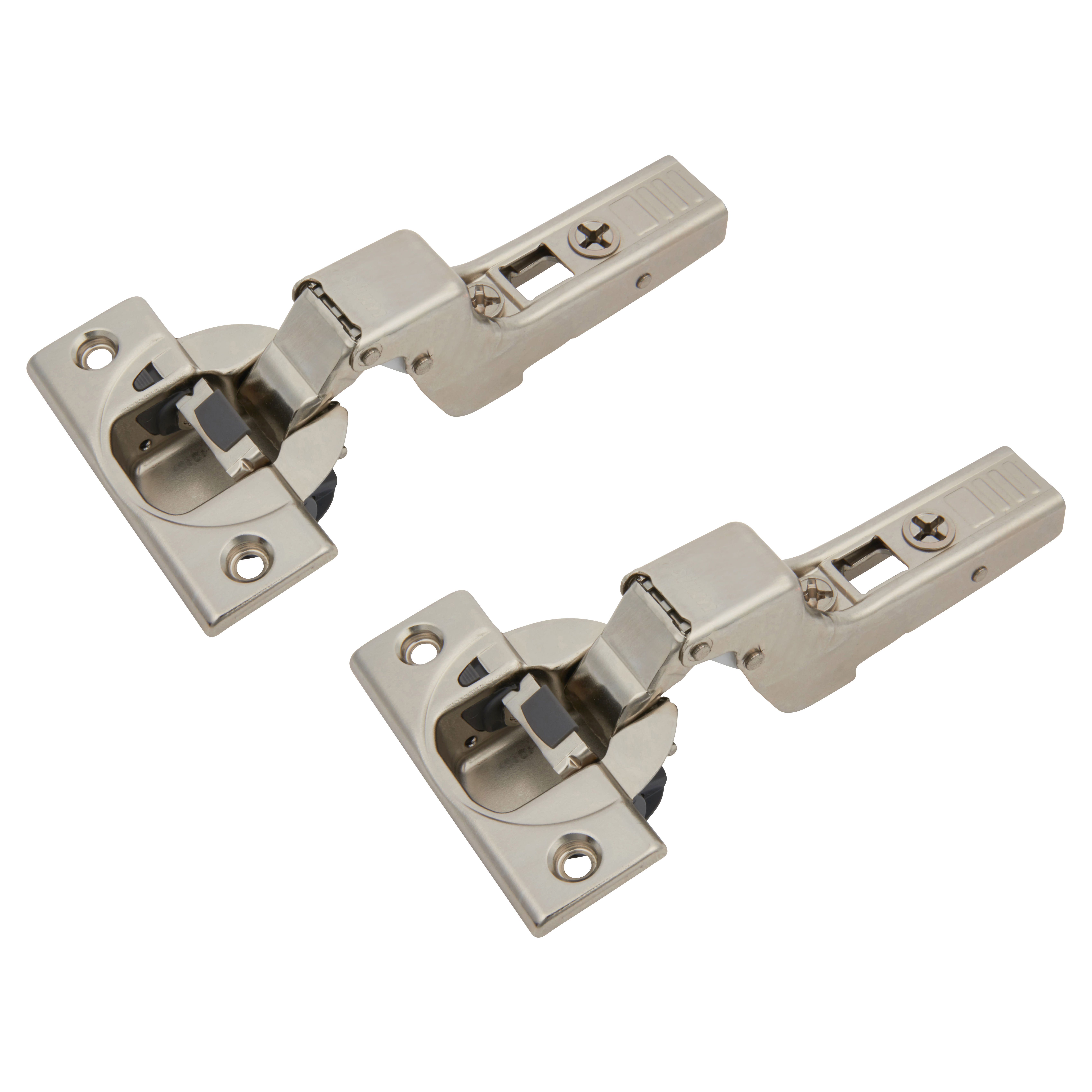CLIP Top Soft Close Cabinet Hinge - 110° - Inset - Zinc Plated - Pair - view 2