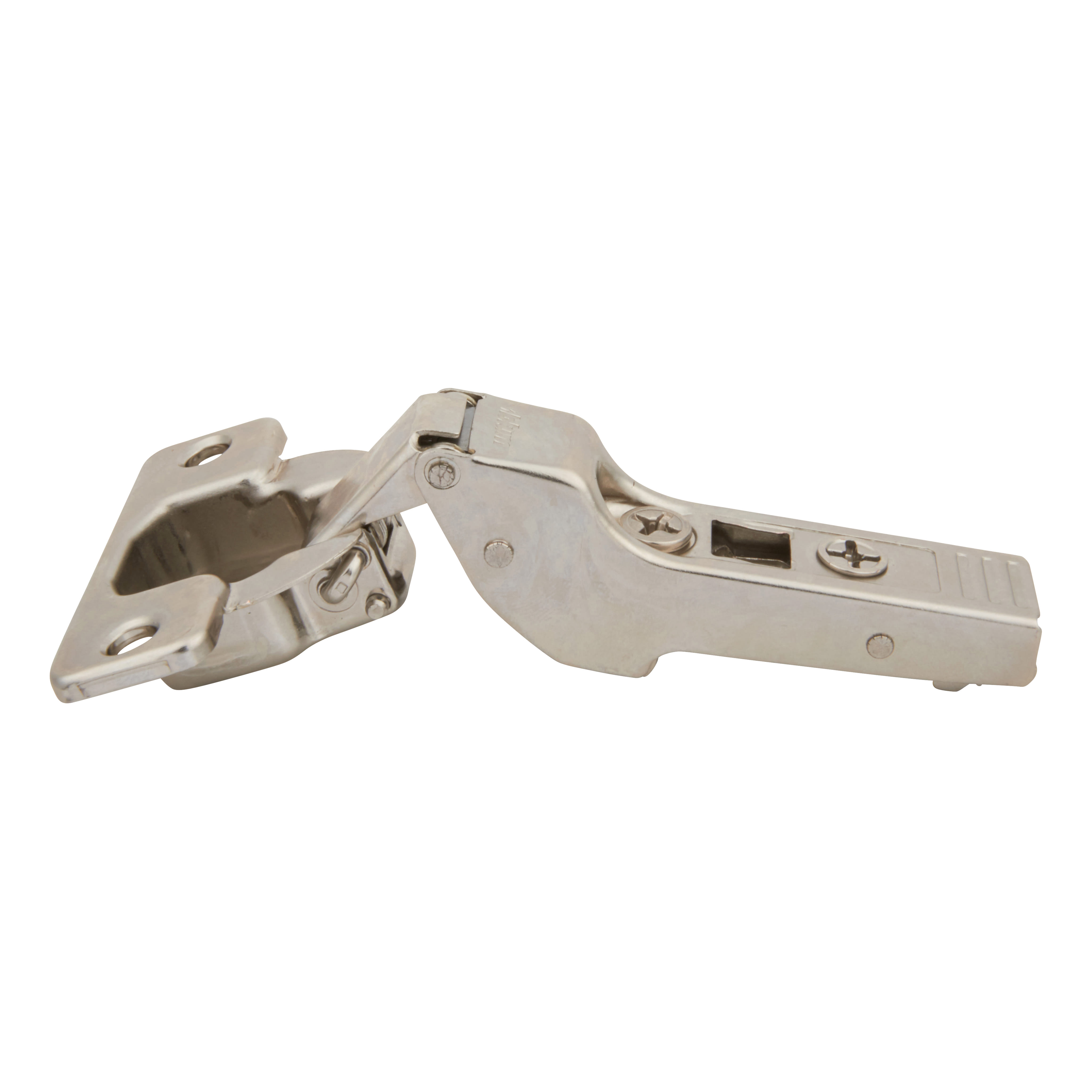 CLIP Top Cabinet Hinge - 120° - Sprung - Half Overlay - Zinc Plated - Pair - view 3