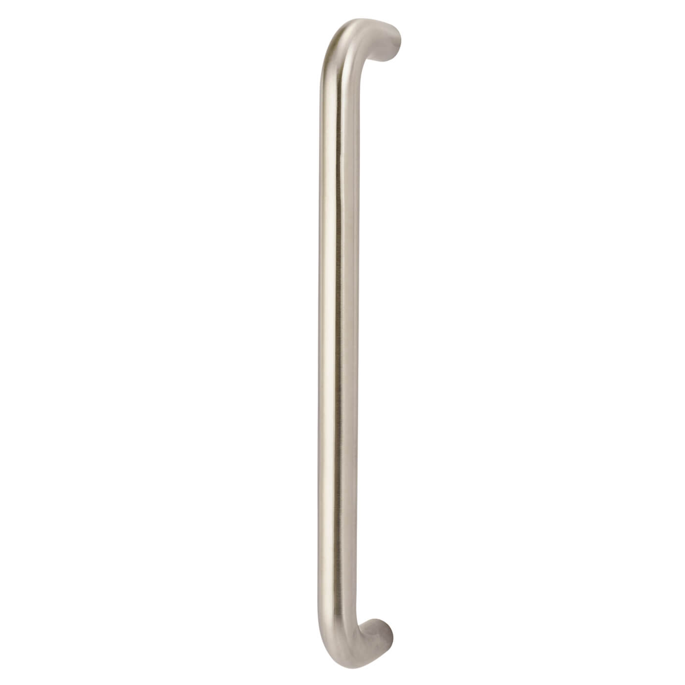 Satin Stainless Steel 30mm D-Bar Door Pull Handle - Bolt Fix - 450mm Centres - view 2