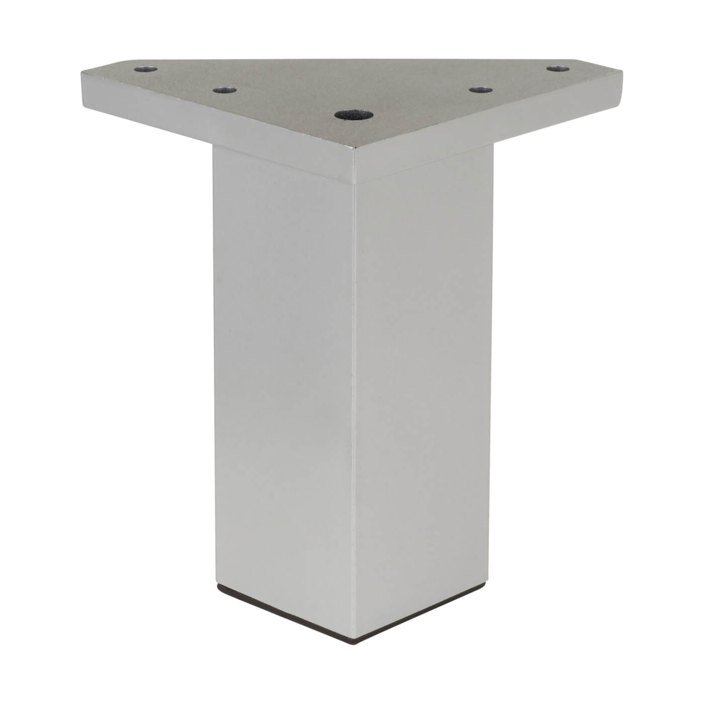 Square Cabinet Furniture Leg - 40 x 100mm - Silver - view 2