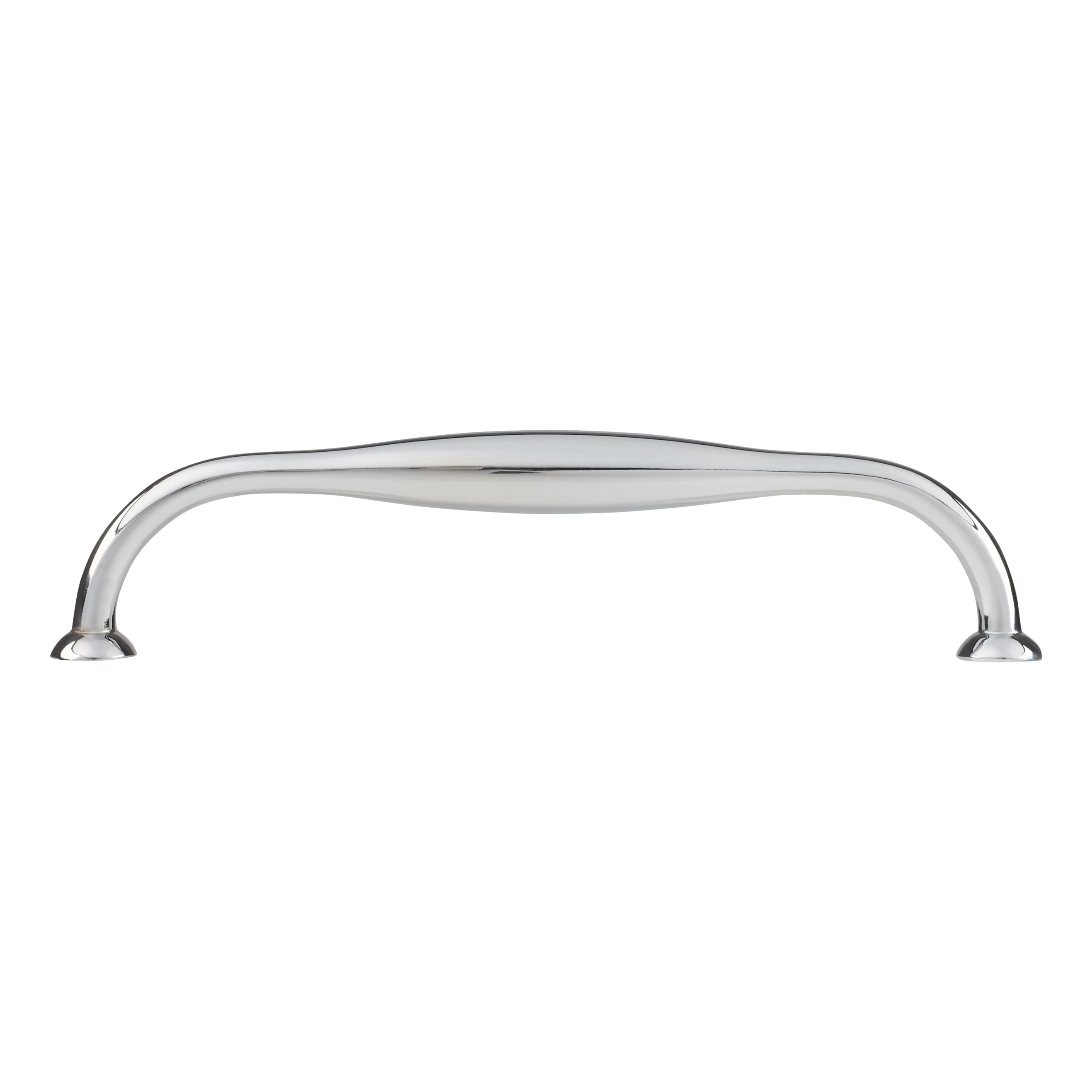 Crofts & Assinder Shrewsbury 16mm D-Bar Cabinet Pull Handle - 160mm Centres - Polished Chrome - view 3