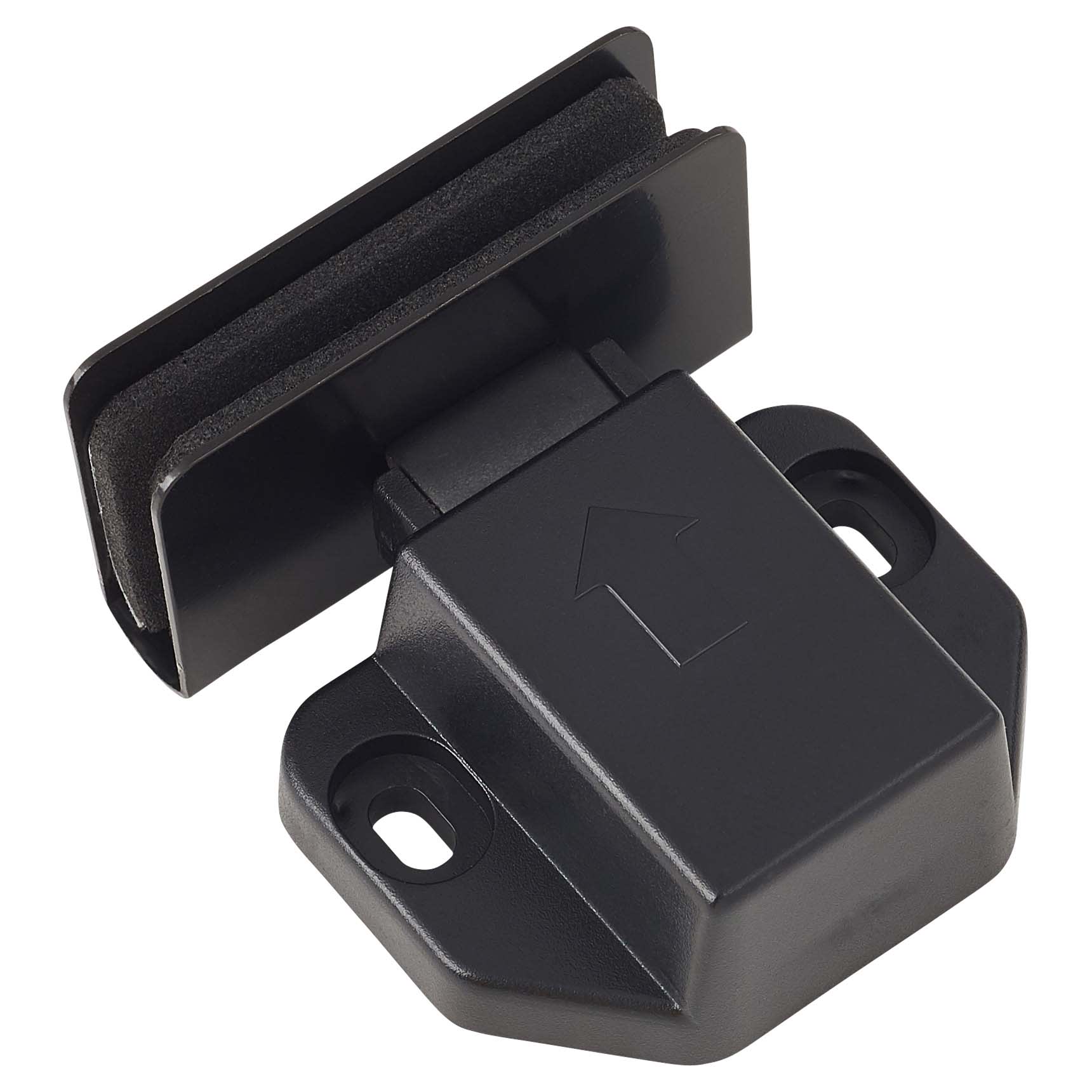 Magnetic Touch Latch for Glass Door with Counter Piece - 41 x 31 x 16mm - Black - view 3