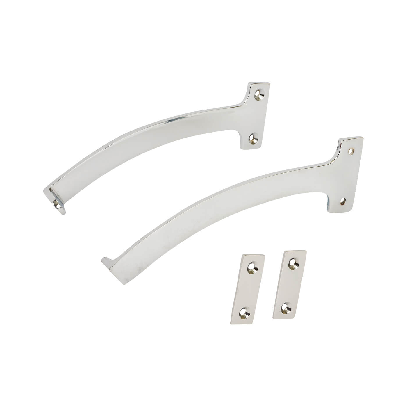 Quadrant Arm Fanlight Stay - 150mm Length - Polished Chrome - Pair - view 2