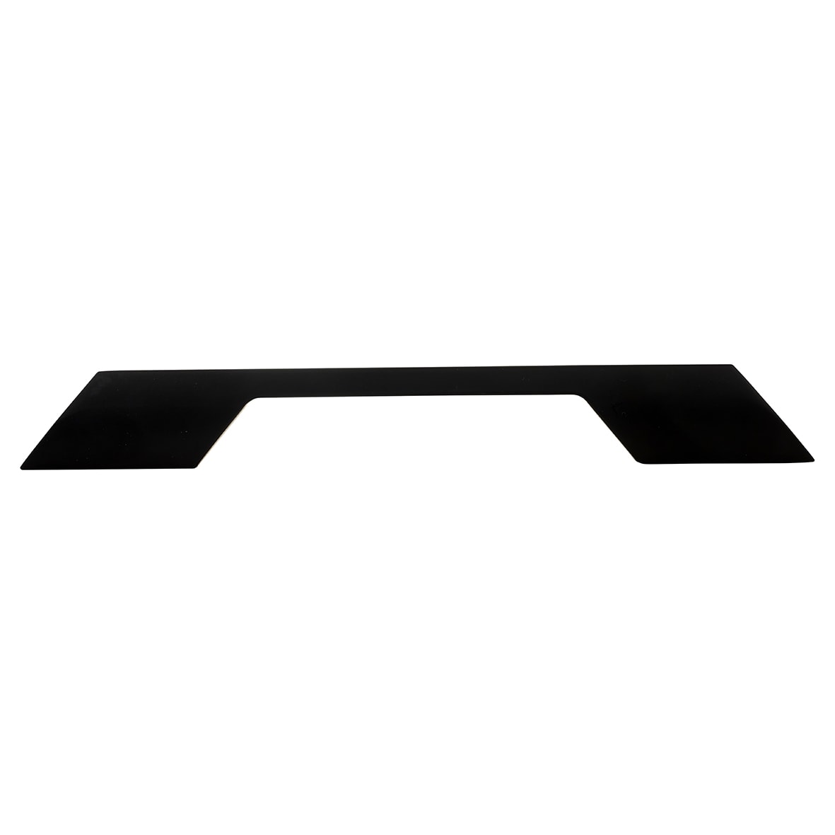 Scorpio 10mm Slim D-Bar Cabinet Pull Handle - 224mm Centres - Matt Black - view 2