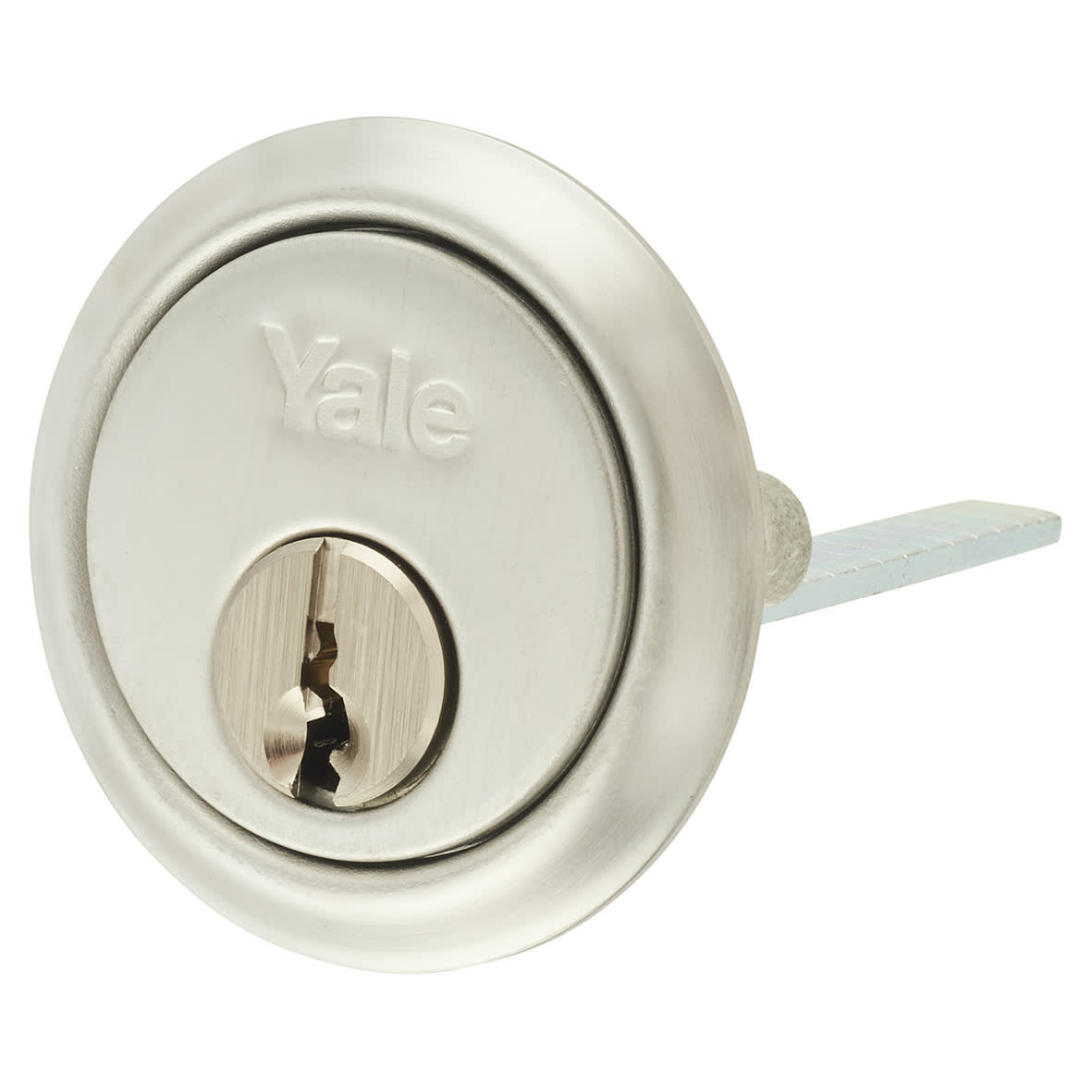 1109 Replacement Rim Cylinder - Polished Chrome - Keyed to Differ - view 2