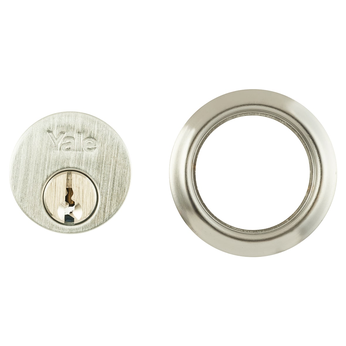 1109 Replacement Rim Cylinder - Polished Chrome - Keyed to Differ - view 3