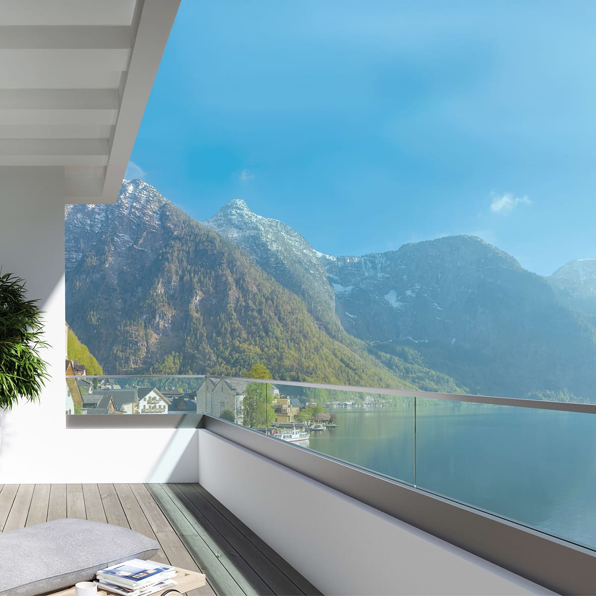 VetroMount Top Mount Balustrade Channel - 2500mm Length - Aluminium - view 4
