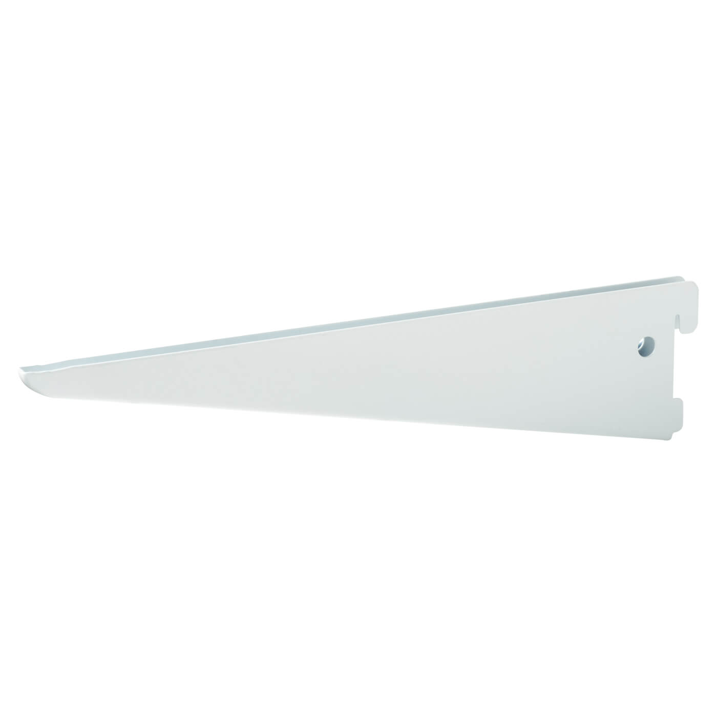 Twin Slot Shelf Bracket - 270mm Length - White - view 2