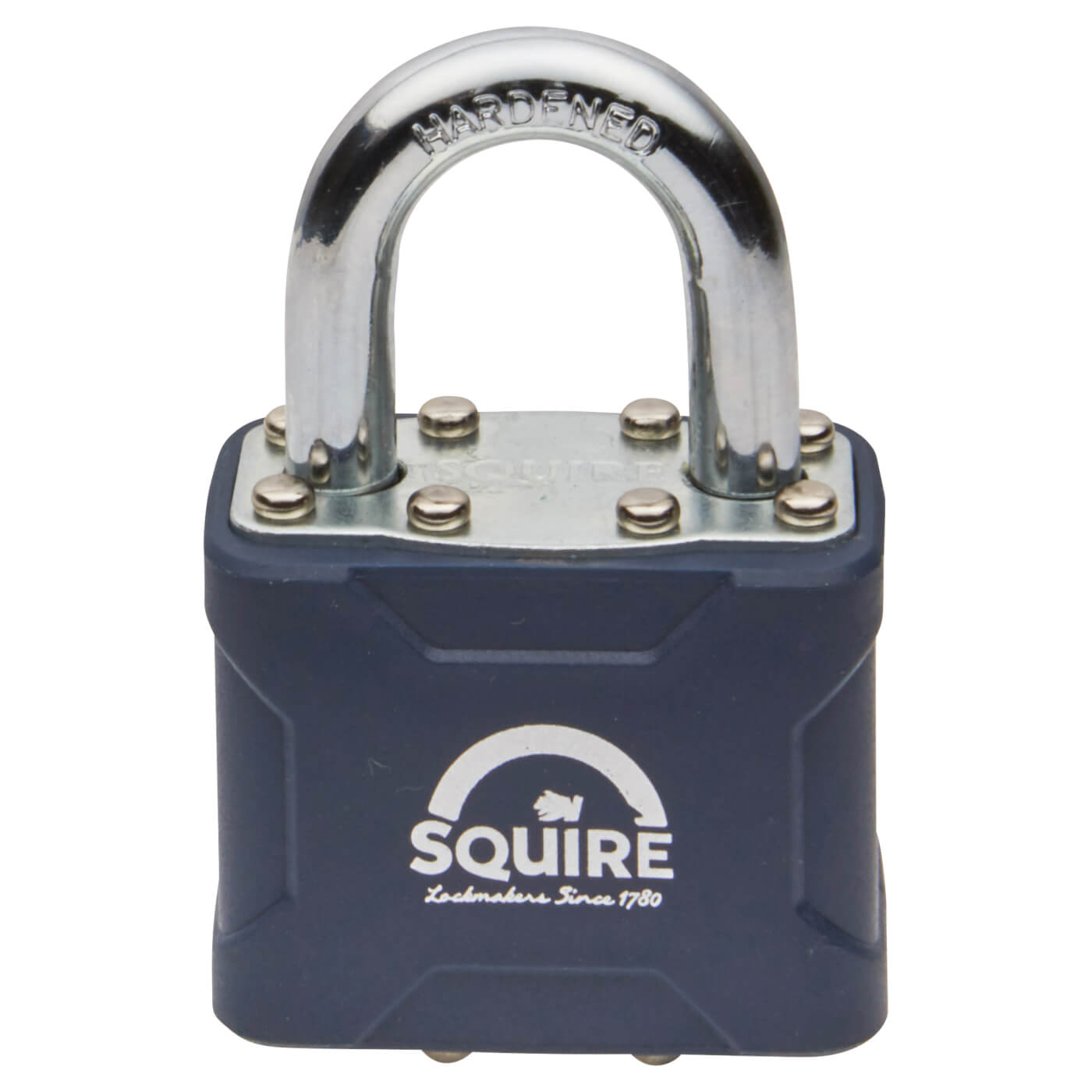 Stronglock Laminated Steel Open Shackle Padlock - 44mm Body - 20 x 20mm Shackle - Blue - view 4