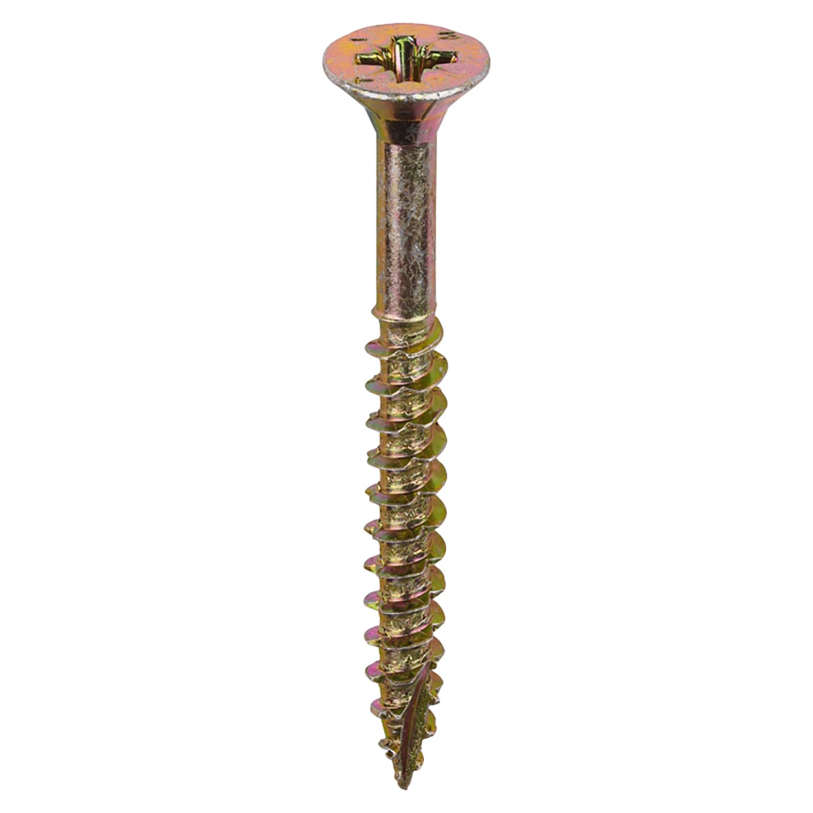 Velocity Pozi Countersunk Wood Screws - 6.0 x 60mm - Yellow Zinc - Pack of 200 - view 3