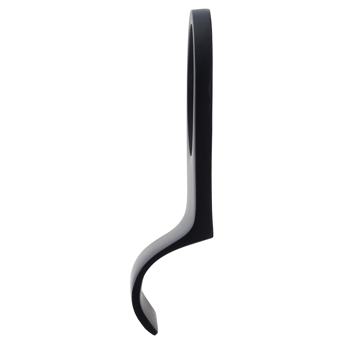 Matt Black Rim Cylinder Pull - 80 x 40mm - view 2