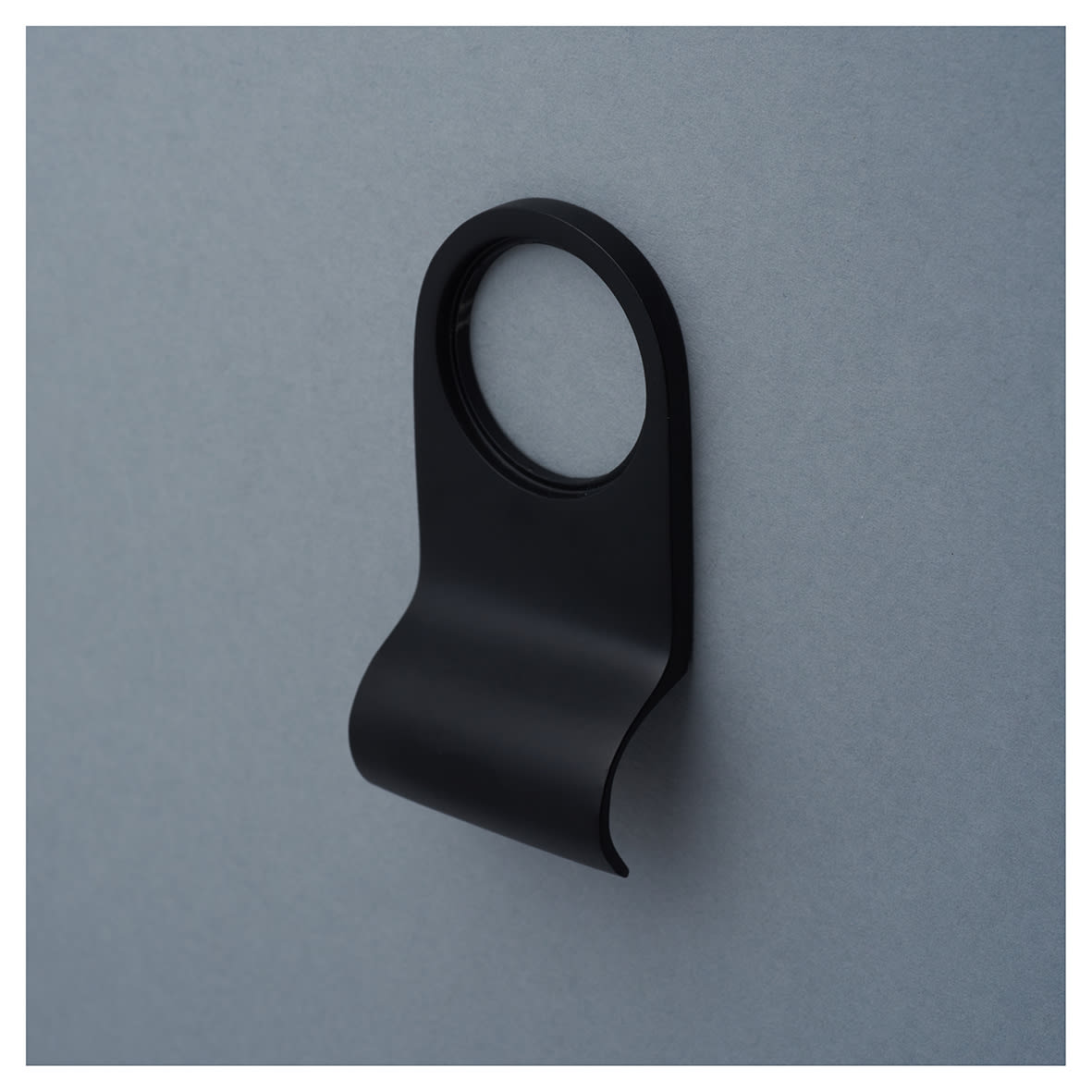 Matt Black Rim Cylinder Pull - 80 x 40mm - view 4
