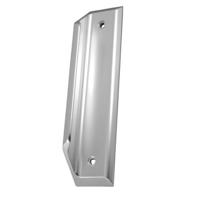 Aluminium Anti-Ligature Door Pull Handle - Screw Fix - 300 x 65mm - view 2