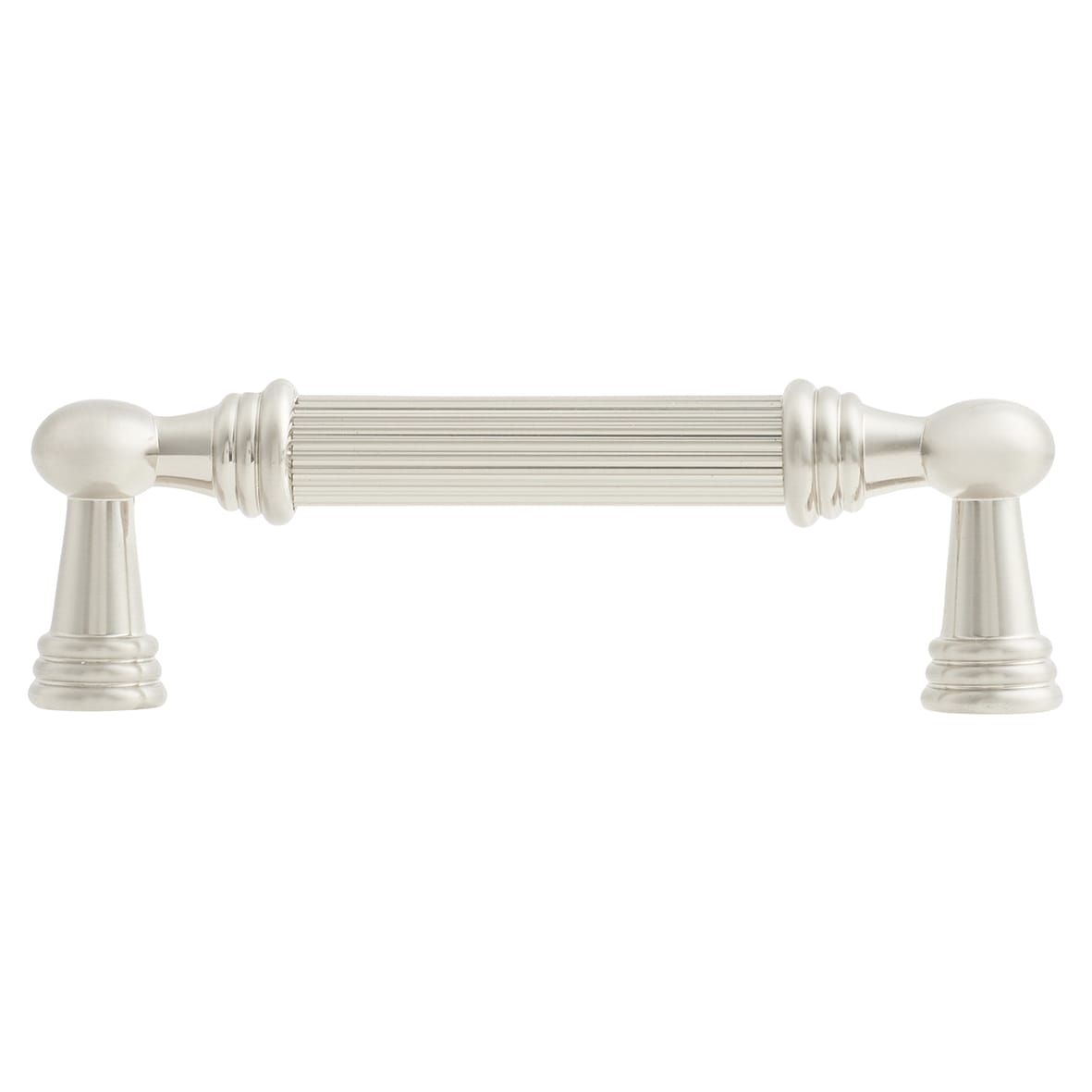 Whitby Lines 10mm T-Bar Cabinet Pull Handle - 96mm Centres - Satin Nickel - view 2