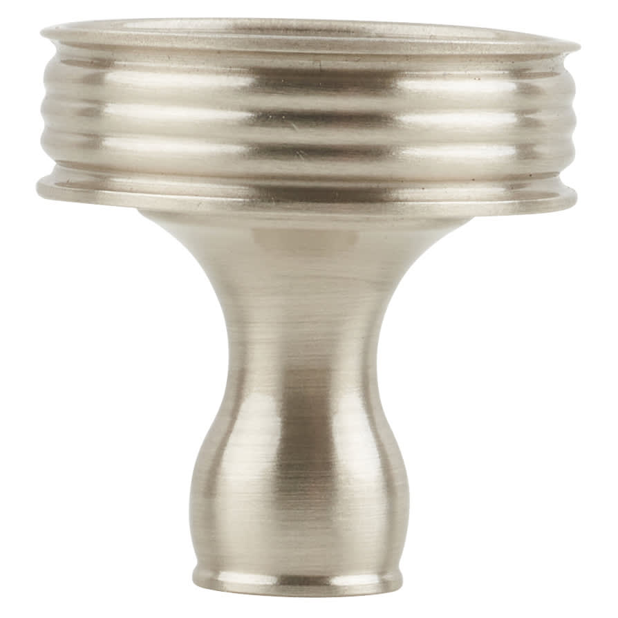 Marcus Venetian Round Cabinet Knob - 32mm Diameter - Satin Nickel - view 2