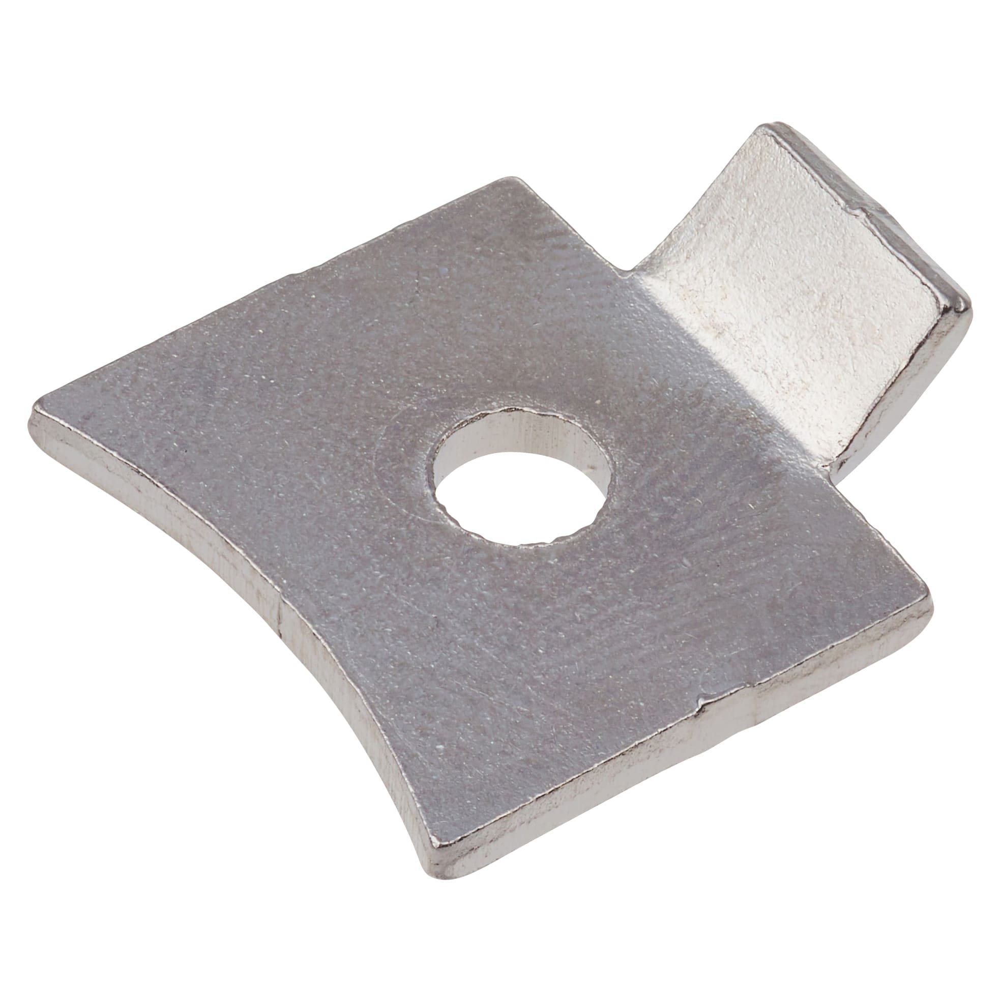Standard Flat Bookcase Clip - Polished Nickel Plated - Pack of 10 - view 2