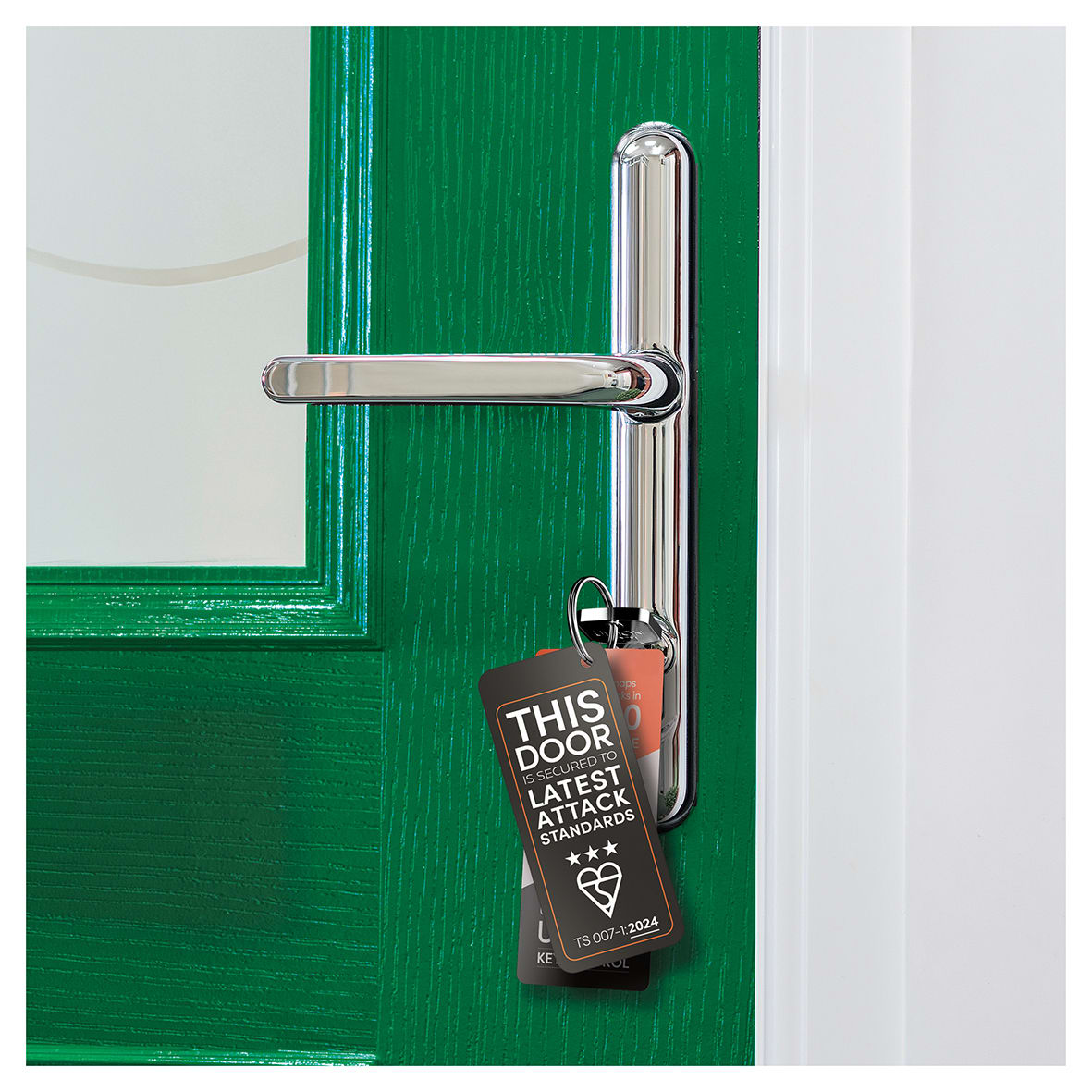 ALPS 3 Star PLUS Euro Double Cylinder - 50mm + 50mm - Satin Nickel/Brass - Keyed Alike - Pair - view 6