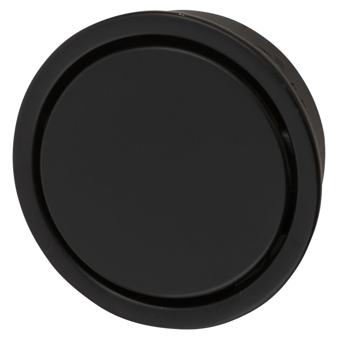 Jarrow Circular Flush Cabinet Pull Handle - 51mm Diameter - Matt Black - view 2