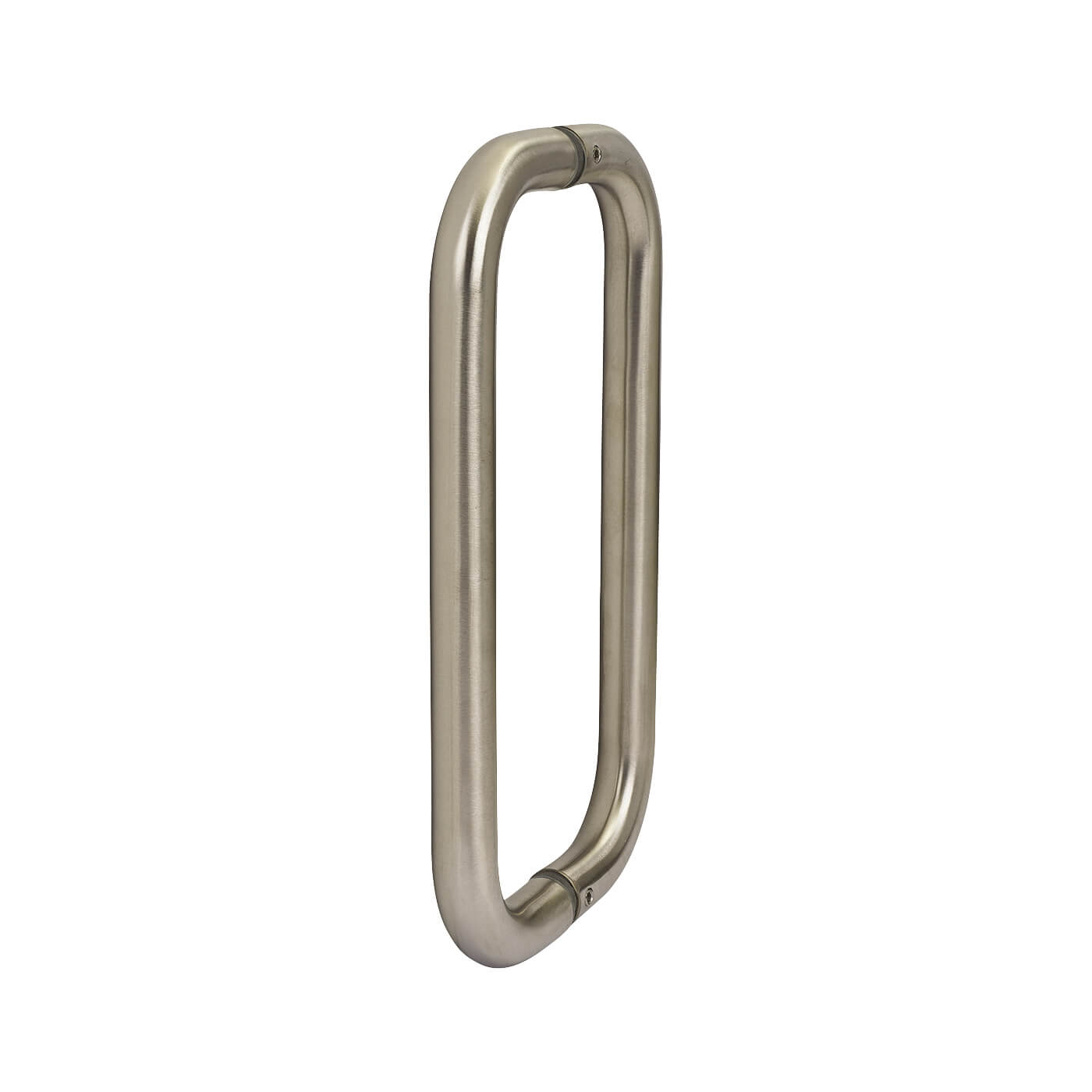 Satin Stainless Steel 19mm D-Bar Door Pull Handles - Back to Back - 229mm Centres - view 2