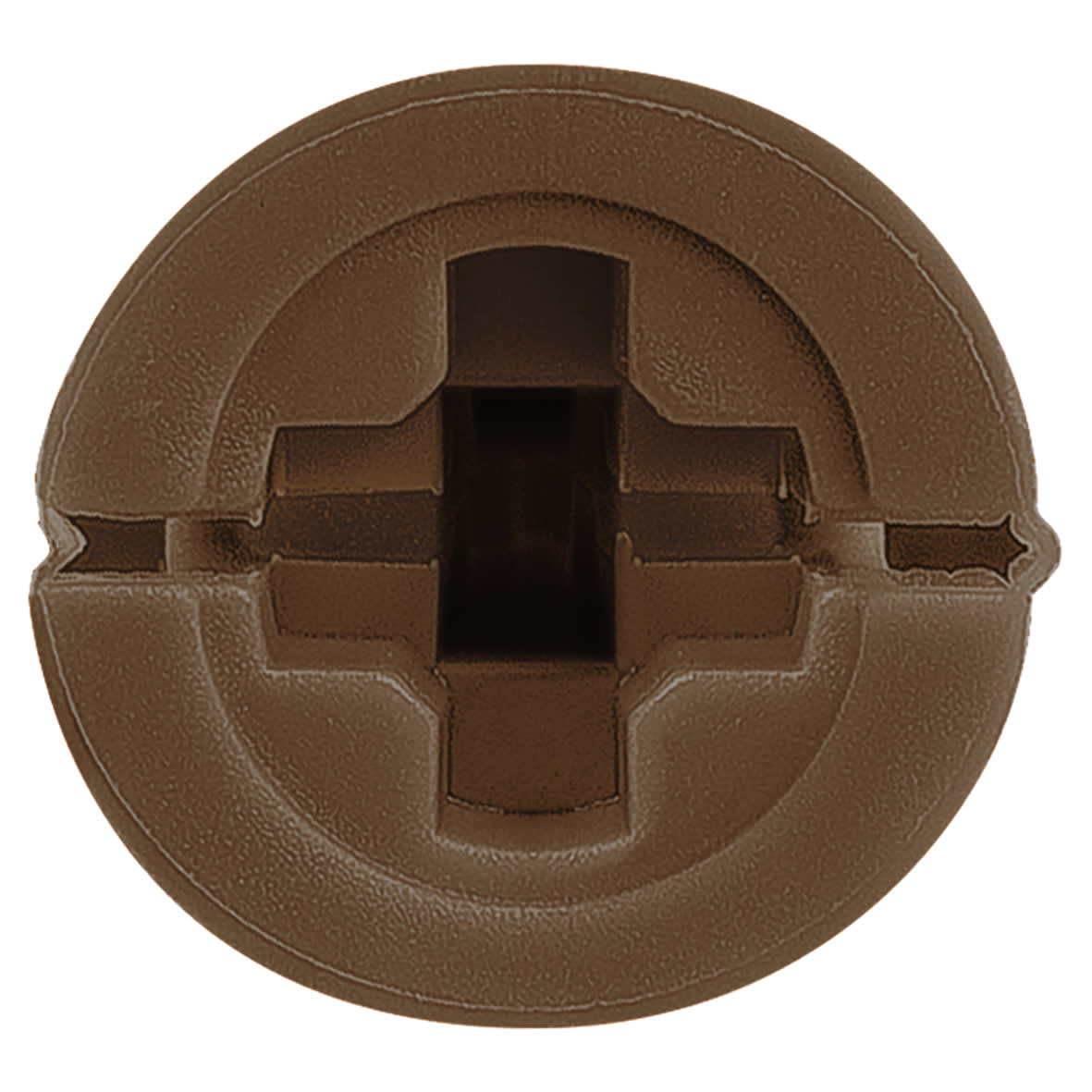 UNO Wall Plug - 7 x 30mm - Brown - Pack of 1000 - view 5