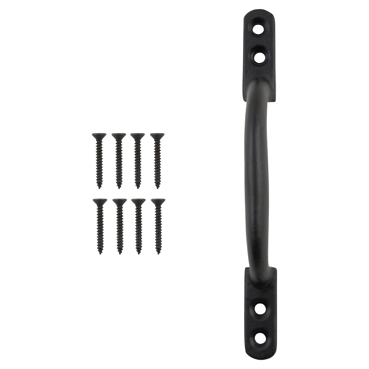 Hot Bed Handle - 150mm Length - Black Japanned - view 5