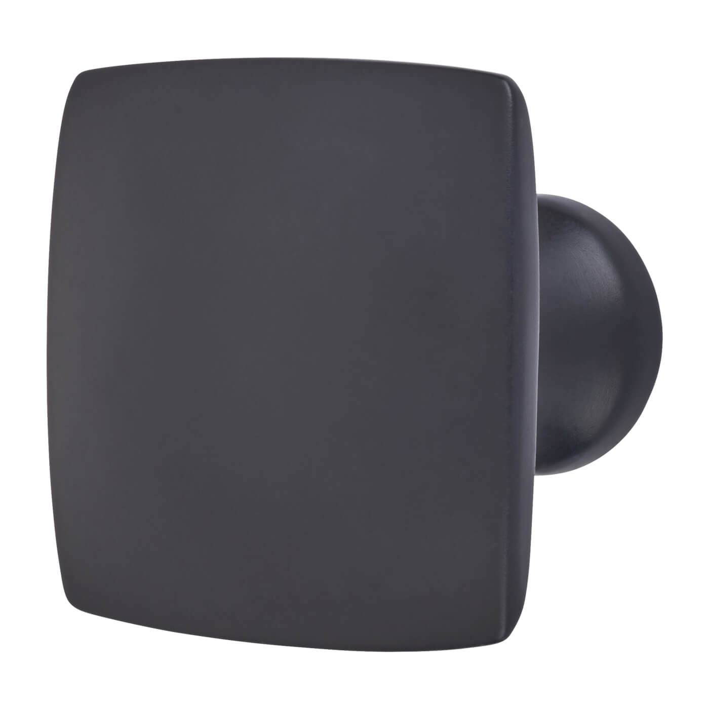 Rayon Square Cabinet Knob - 35 x 35mm - Matt Black - view 2