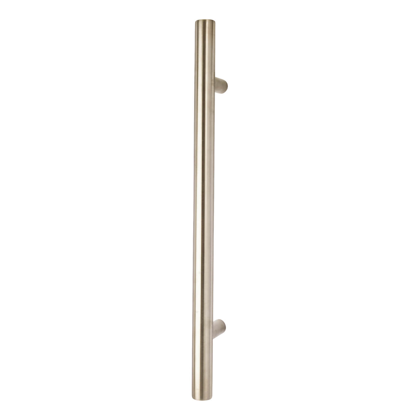 Satin Stainless Steel 25mm T-Bar Door Pull Handle - Bolt Fix - 305mm Centres - view 2