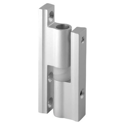 Pro Self Closing Cubicle Hinge - 17-21mm Panels - Satin Anodised Aluminium - view 2